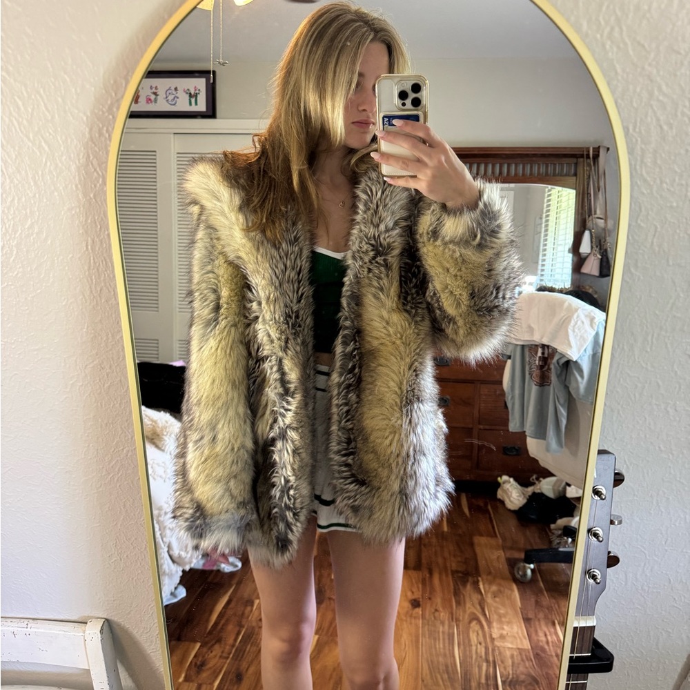 Donna Salyers Fabulous Fox Faux Fur Jacket